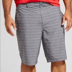 Goodfellow & Co Gray Stripe Swim Shorts Waist 40